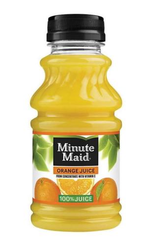 Minute Maid Juice, Orange, 10 Oz, Pack Of 24 Bottles
